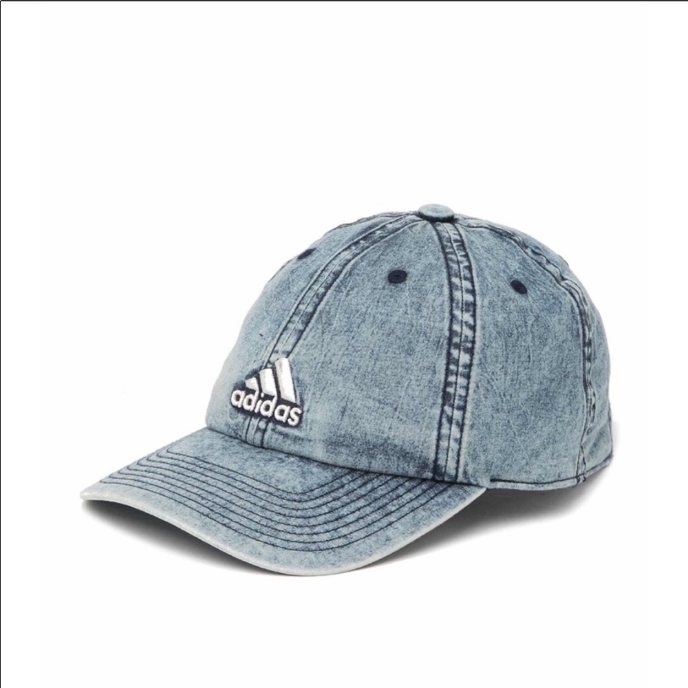 This is an adidas Saturday Plus Denim Cap